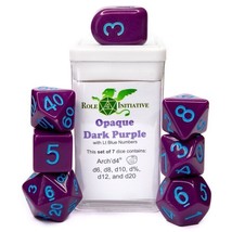 Role 4 Initiative 7-set Opaque Purple with Light Blue with Arch&#39;d4 - £7.62 GBP