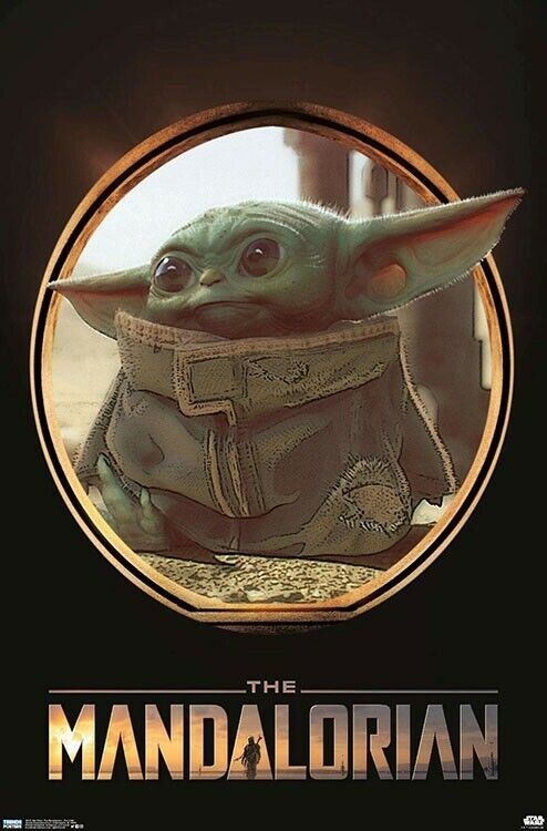 STAR WARS THE MANDALORIAN Baby Yoda The Child POSTER NEW 22.375 X34  - $14.85