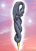 Haunted DRAGON PEN 33X WISHING COMPOSE YOUR WISH MAGICK WITCH Cassia4 - $27.00