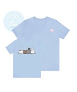 unisex cat tshirt, white, black, gray, natural, blue, pink S, M, L, XL, 2XL - £39.34 GBP