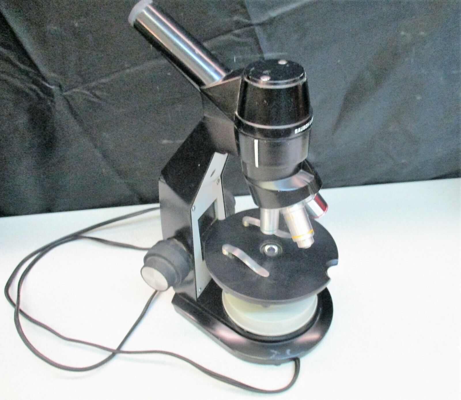 Bausch &amp; Lomb Microscope With 10X-FF Eyepiece &amp; 10X, 45X, 100X Objectives - $52.36