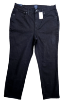 J. Crew Essential Straight Jean Tall Size 31T Black Denim High-Rise Stretch NWT - £29.88 GBP