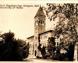 RPPC University Of Maine Wingate Hall Orono Maine ME 1940 Postcard - $3.91
