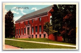 School of Mines Building State College Pennsylvania PA UNP WB Postcard N24 - £3.59 GBP