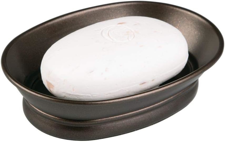 Idesign York Countertop Bar Soap Dish, Metal Soap Holder For Bathroom,, ... - $32.99