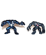 Hasbro Marvel Super Hero Squad 2012 Venom Blue &amp; 2006 Venom Silver Eyes - $278.46 MXN