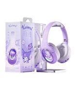 Melody Kuromi Wireless Bluetooth Headphones RGB Light 3.5mm Aux Foldable... - $556.77 MXN
