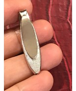 Vintage Speidel Made In USA Sterling Silver  Tie Clip - £20.03 GBP