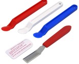 S Label &amp; Sticker Remover - 3 Plastic Red, White, Blue And 1 Metal Blade... - $20.99
