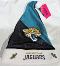 NFL Jacksonville Jaguar Season Spirit Teal &amp; Black Basic Santa Hat by FOCO - £23.97 GBP