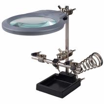 Stahl Tools H3L Helping Hand Magnifier with Dual LED Light and Soldering... - $27.46