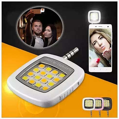 Color: Black - Mini Selfie LED Photo Light - $28.82