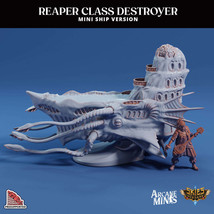 3D Printed Sordane Publishing Arcane Minis Mini Ship - Hivemind Reaper 28 32mm - $7.92