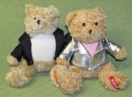 Hersheys Reeses Chocolate Kisses Teddy Bear Lot Galerie 9&quot; Plush Stuffed Animals - £12.35 GBP