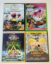 Jimmy Neutron Boy Genius, Hey Arnold!, Abby In Wonderland &amp; Elmo&#39;s World DVD Lot - £7.63 GBP