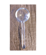 Vintage 1930s Clear Depression Glass Condiment Serving Spoon Round Well ... - $20.28 CAD