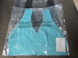 &quot;BLACK &amp; TEAL SOFT SPORTS BRAS&quot;&quot; - NEW - SIZE 3 X - £6.64 GBP