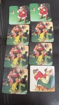 See Of 8 Coca Cola Santa Cork Coasters - $3.72