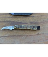 damascus custom made mushroom folding knife From The Eagle Collection RP... - $67.22 CAD