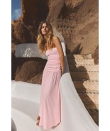 STRAPLESS GATHERED DRESS - $17.95