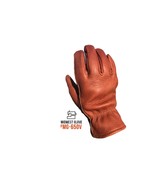 Midwest Quality XL Gloves Smooth Grain American Buffalo Leather, Brown U... - $652.21 MXN