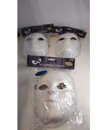 Lot 3 pcs  ADULT MASQUERADE COSTUME MASK For crafts - £11.10 GBP