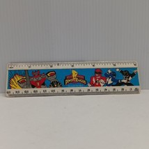 Vintage 1993 Mighty Morphin Power Rangers Megazord Zord 6&quot; 15cm Ruler 90&#39;s - $9.49