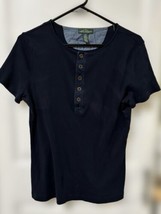 Lauren Ralph Lauren Short Sleeve Top, Size Large - £10.51 GBP