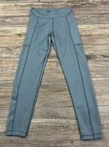 Aeropostale Yoga Leggings Pants Blue Activewear w/Pockets Size Medium #9170 - £11.10 GBP