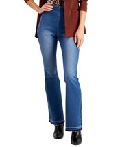 $70 Inc International Concepts Women High Rise Flare Jeans Blue Size 6 (STAINED) - £11.05 GBP