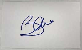 Bono Signed Autographed 3x5 Index Card #2 - HOLO COA - $75.00