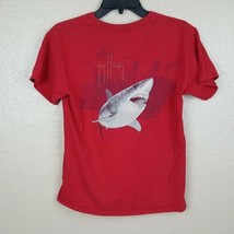Guy Harvey By Aftco Boys T-shirt Size Large Red Shark TX23 - $8.41