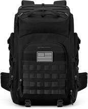 Maelstrom Tactical Backpack For Men, 40L Military Backpack,Water, Black - $47.92