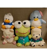 Vintage Sanrio Pekkle Kerropi Zashikibuta Tuxedo Sam Pochacco Nylon 6pc Lot - $8,204.59 MXN