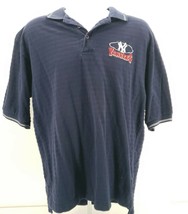 Majestic New York Yankees Polo Shirt Size XL Blue MLB Baseball - £19.77 GBP