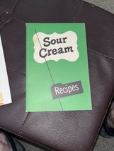  Sour Cream Recipe Dessert Dishes Milk Bake Cake Meal Food Cook Book Booklet  - £6.23 GBP
