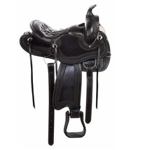 Gaited Western Pleasure Trail Endurance Horse Leather Saddle &amp;Tack (12&quot; to 18&quot;) - £395.44 GBP