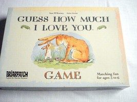 Complete Guess How Much I Love You  Matching Game Ages 3 to 6 Briarpatch... - £6.15 GBP