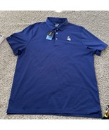 Good Good Midnight Sky Polo Blue Size 2XL New Golf Shirt Athletic Fit Go... - $37.39