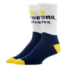 Corona Extra Classic Colors Men&#39;s Crew Socks White - £11.78 GBP