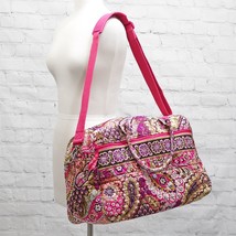 ❤️ VERA BRADLEY Very Berry Paisley Weekender Travel Bag Pink Purple - £43.90 GBP