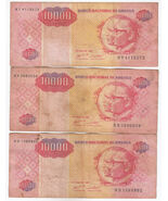 Angola, 10000 Kwanzas, (plein De 3) Banco Nacional De Angola Billets de ... - $10.93