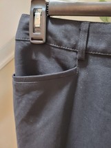 Lane Bryant Women Black Polyester Casual Pockets Straight Leg Dress Pant... - $45.00