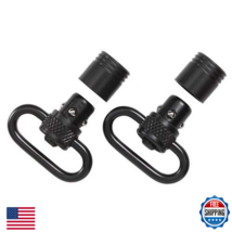 Uncle Mike's Quick Detach 115 Push Button Sling Swivels (Blued, 1-Inch) - $43.72