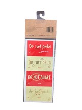 Design Focus Adhesive Tags - 4 Design 40 Tags 3.5&quot;x2&quot; Novelty Gift Stickers - £5.51 GBP