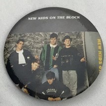 New Kids On The Block Pin NKOTB Vintage 90s Boy Band Group Pinback - £8.00 GBP