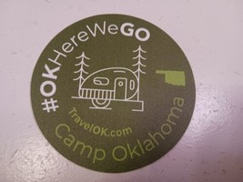 Camp Oklahoma #OK Here We Go Sticker Decal - £0.78 GBP