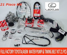 New Lexus IS300 2001 Full Factory All Toyota 35 Pc Oem Timing Belt Kit See List - $658.34