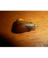 VINTAGE - AUTHENTIC 1960&#39;s/1980&#39;s NATURAL POLISHED TIGER&#39;S EYE PENDANT/O... - £9.70 GBP