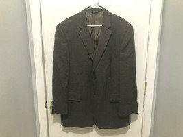 PRONTO UOMO Couture Lambswool Sport Coat Blazer Suit Jacket Check Print SZ 48R - £12.38 GBP